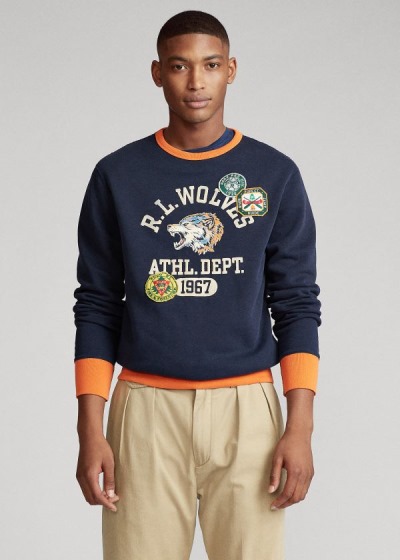 Men's Polo Ralph Lauren Fleece Graphic Sweatshirt | 581260KXZ